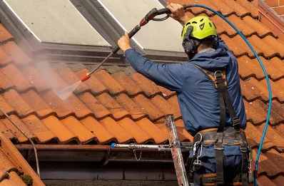 Démoussage et hydrofuge de toiture à Daigny